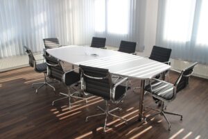 working in our office