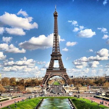 Fans celebrate in Paris after side reaches World Cup final