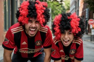 red supporter