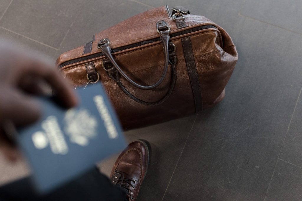 Tutorial on how to arrange passport documents for international travel